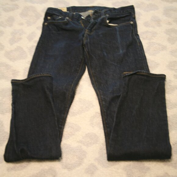 J.Crew Men's Slim Fit Jeans, Size 28x32, Dark Blue Denim - Picture 1 of 3